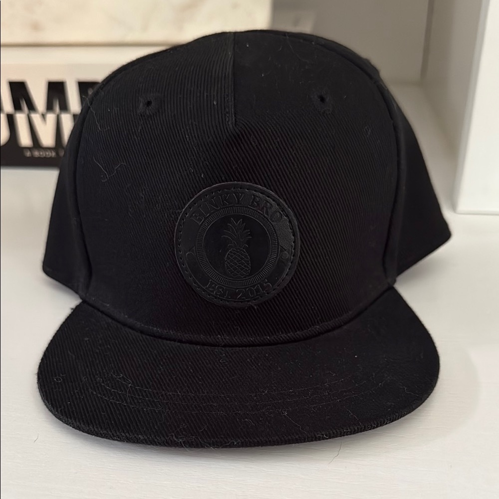 Black Snapback Hat